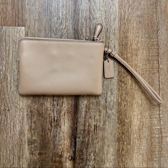 Coach Tan Wristlet - Picture 3 of 4